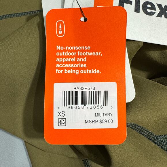 Bass Outdoor Womens Leggings Size XS Green Elastic Waist Side Pockets High Rise - Picture 6 of 11